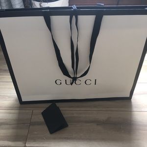 Authentic Gucci shopping bag